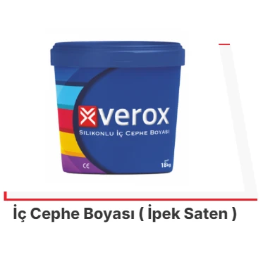 VEROX SİLİKONLU İÇ CEPHE BOYASI İPEK SATEN 10 kg