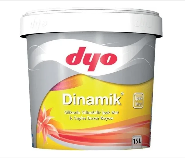 Dyo Dinamik İpek Mat 15 lt Silikonlu İç Cephe Boyası