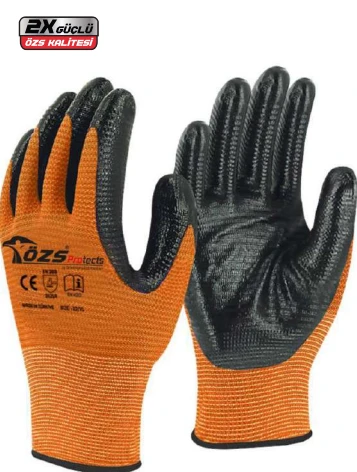 Nitril Kaplı Örme Eldiven