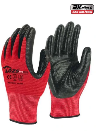 Nitril Kaplı Örme Eldiven